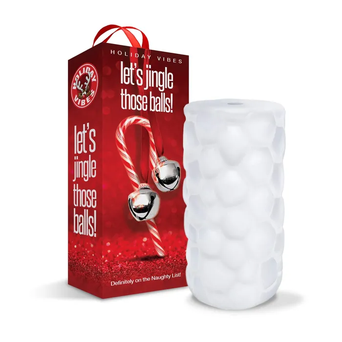 Global Novelties llc Holiday Vibes Naughty List Gift Lets Jingle Those Balls Tight Textured Stroker wstorage bag Male Sex Toys Global Novelties llc Holiday Vibes Naughty List Gift Lets Jingle Those Balls Tight Textured Stroker wstorage bag Male Sex Toys