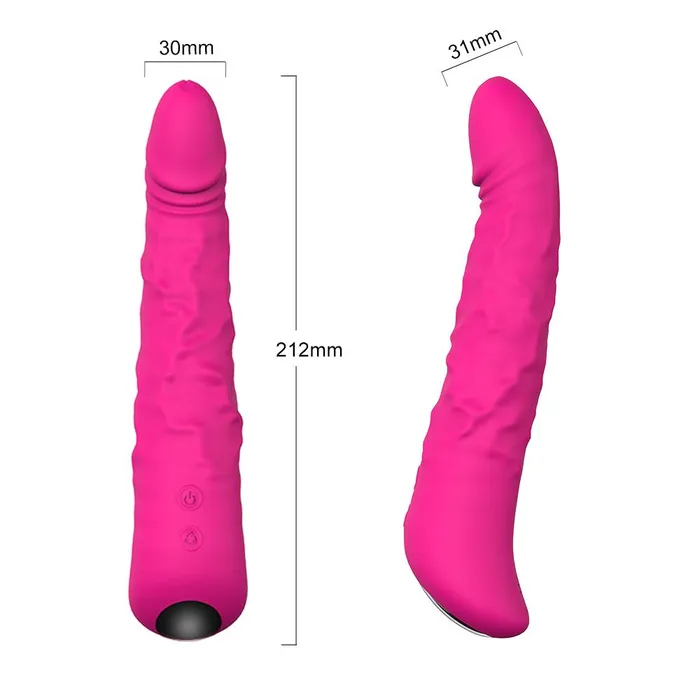 Female Sex Toys mysite Colorful Lights Realistic Penis Vibrator