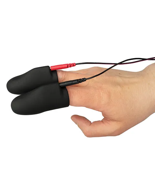 Cyrex Ltd Anal Electrastim Explorer Electro Finger Sleeves Black