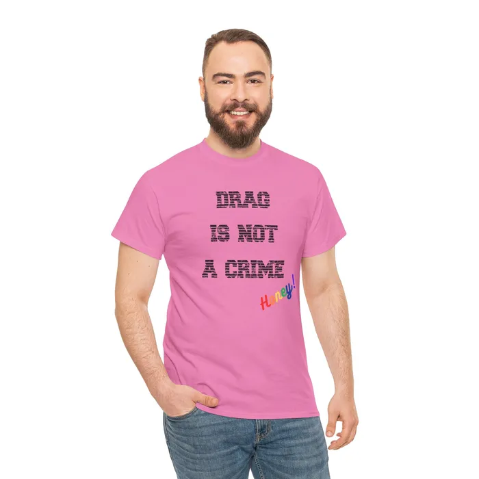 Printify Vibrators Drag Is Not A Crime Honey Drag Queen Gay Rights TShirt Human Rights Shirt Equality TShirt LGBTQ Shirts Pride Tee