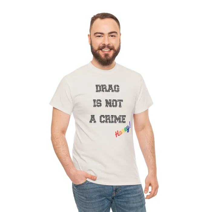 Printify Vibrators Drag Is Not A Crime Honey Drag Queen Gay Rights TShirt Human Rights Shirt Equality TShirt LGBTQ Shirts Pride Tee