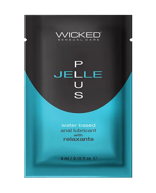 Wicked Sensual Care Male Sex Toys Wicked Sensual Care Jelle Plus Water Based Anal Lubricant with Relaxants 1 oz Wicked Sensual Care Male Sex Toys Wicked Sensual Care Jelle Plus Water Based Anal Lubricant with Relaxants 1 oz