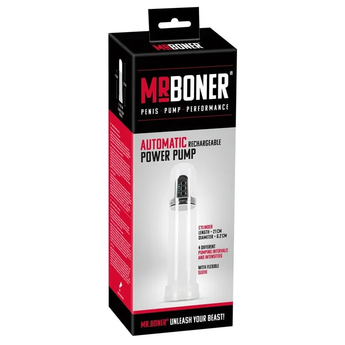 Mr Boner Mr Boner Automatic Rechargeable Penis Pump Male Sex Toys