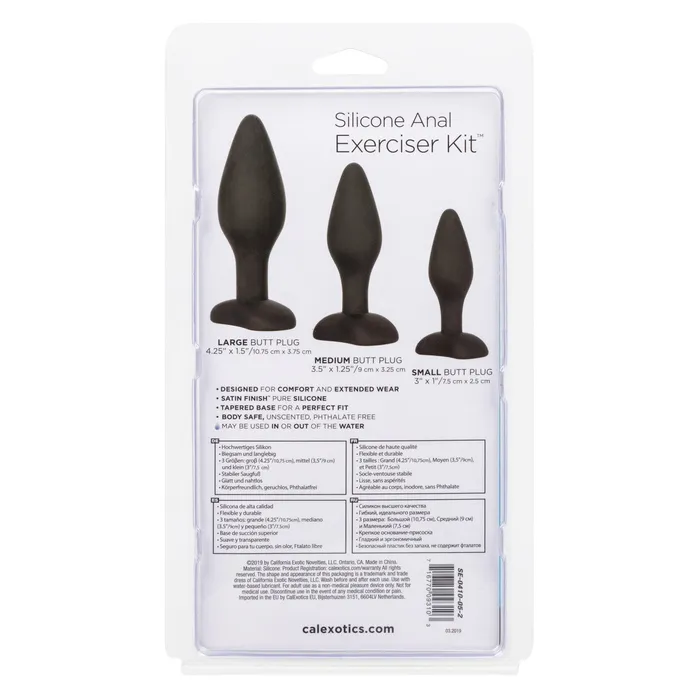 Silicone Anal Exerciser Kit Cal Exotics Anal
