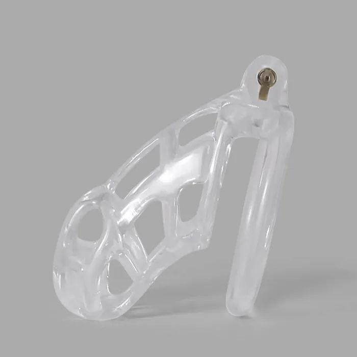 CHASTITY CAGE CO Male Sex Toys Ice Vision Desigh Clear Cobra Chastity Cage