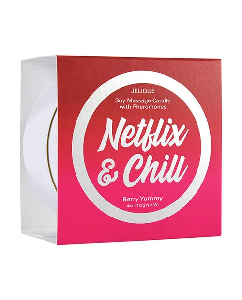 Jelique Couples Netflix Chill Berry Massage Candle