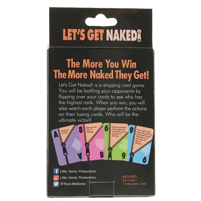 Lets Get Naked Card Game pink cherry Games Lets Get Naked Card Game pink cherry Games