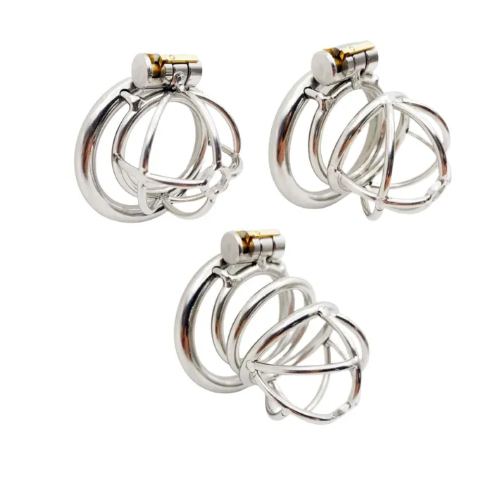 Male Sex Toys CHASTITY CAGE CO NEW Minitype Male Chastity Device