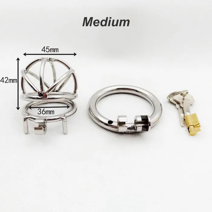 Male Sex Toys CHASTITY CAGE CO NEW Minitype Male Chastity Device