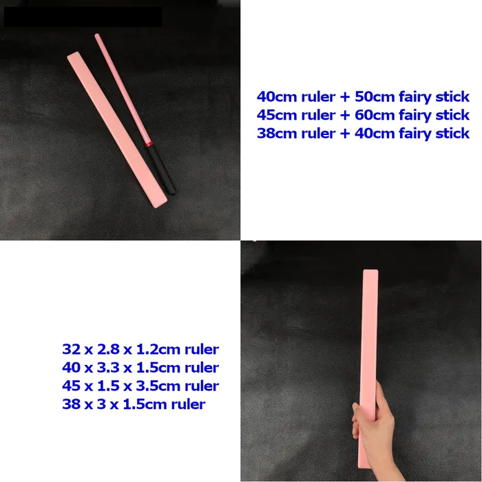 Vibrators House of Dasein Paddles Product Information Tools Acrylic Cherry Blossom Powder Fairy Ruler Toy