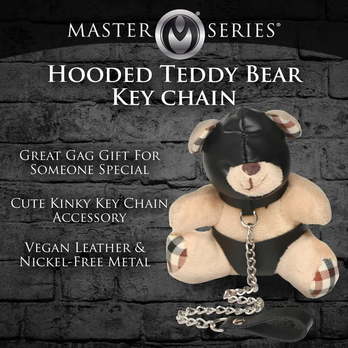 Vibrators XR Brands Master Series Hooded Teddy Bear Keychain