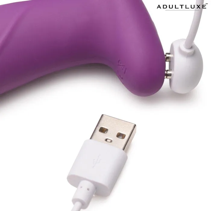 XR Brands Female Sex Toys Grocker 10x Come Hither Silicone Vibrator