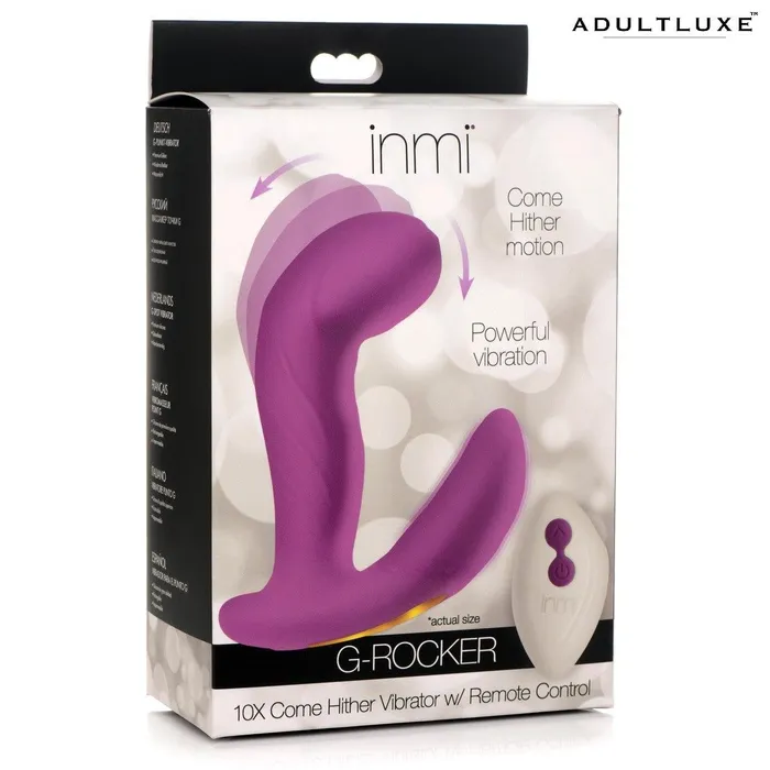 XR Brands Female Sex Toys Grocker 10x Come Hither Silicone Vibrator