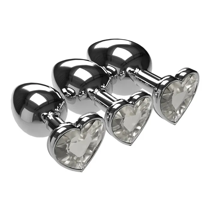 Anal EVEs SECRETS Multicolor Smooth Massager Anal Plug Crystal Jewelry Heart Anal Butt for Adult