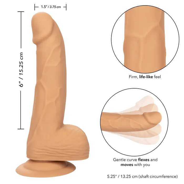 CalExotics Anal Silicone Stud 6 Inch Ivory CalExotics Anal Silicone Stud 6 Inch Ivory