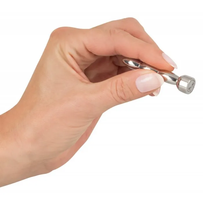Orion PenisPlug Sperm Stopper Steel Urethral Insert Ascending Tapered with Three Tiers Solid Cockpin with Skull Design Orion Male Sex Toys