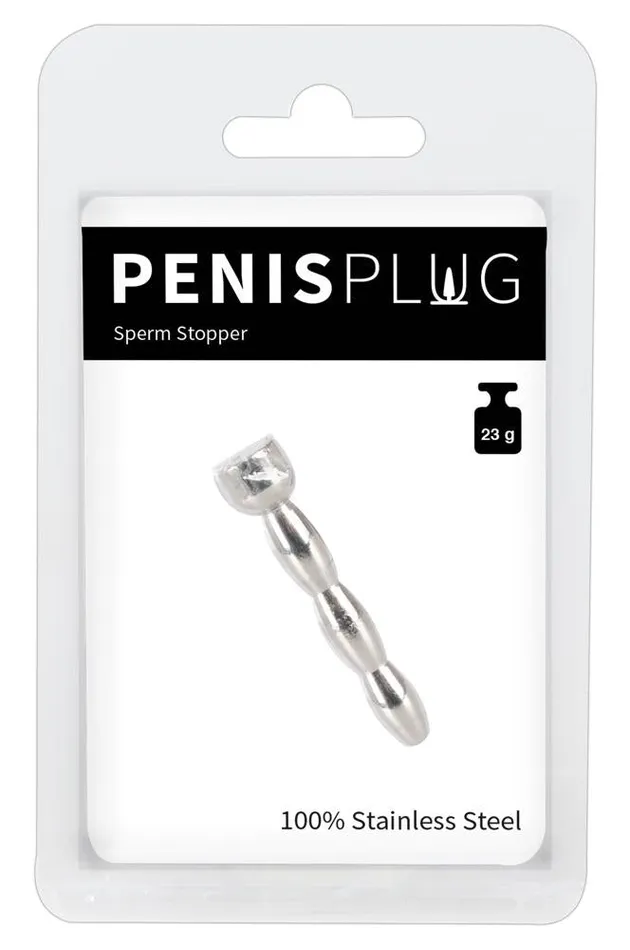 Orion PenisPlug Sperm Stopper Steel Urethral Insert Ascending Tapered with Three Tiers Solid Cockpin with Skull Design Orion Male Sex Toys
