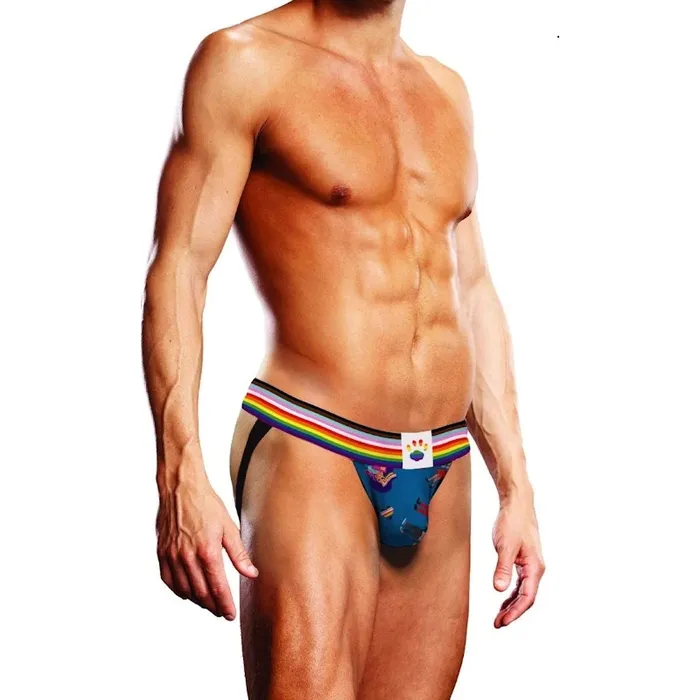 Prowler Pixel Art Gay Pride Collection Jock Large Blue Prowler Vibrators
