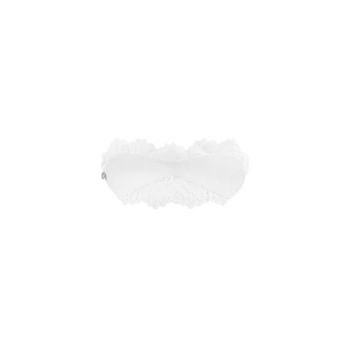 Teddies And Bodies Amor Blanco Eye Mask One Size White Obsessive