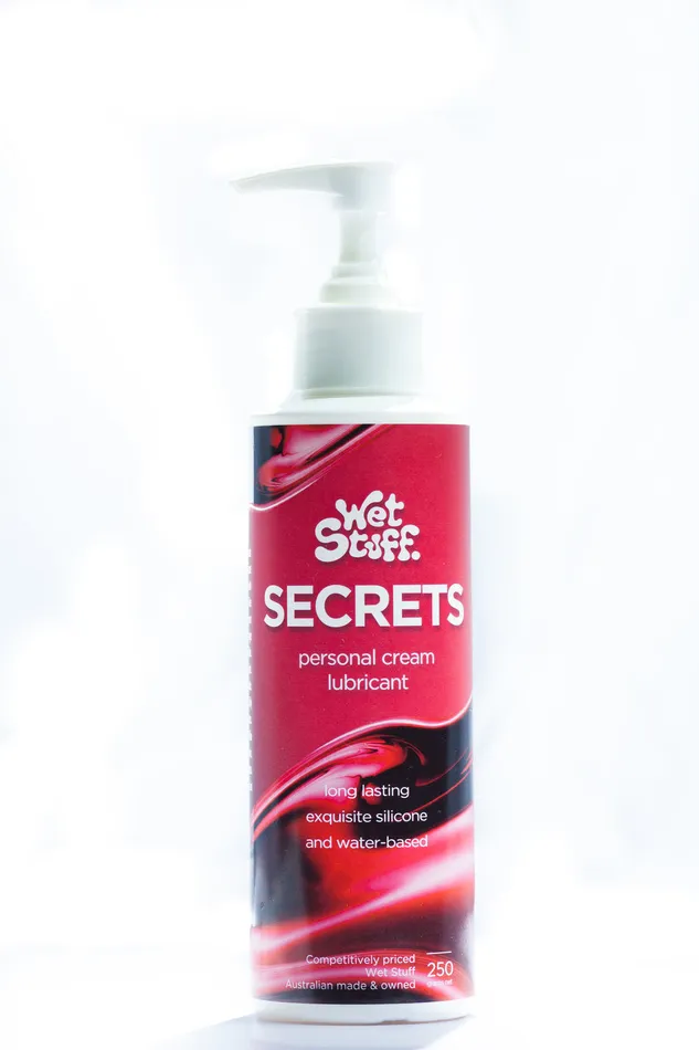 Wet Stuff Secrets Long Lasting Exquisite Silicone and Water Based Lubricant 250g Personal Cream Lubricant Wet Stuff Lubricants Wet Stuff Secrets Long Lasting Exquisite Silicone and Water Based Lubricant 250g Personal Cream Lubricant Wet Stuff Lubricants