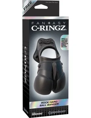 Anal Fantasy CRingz Rock Hard Ball Banger Black Calvista Anal Fantasy CRingz Rock Hard Ball Banger Black Calvista