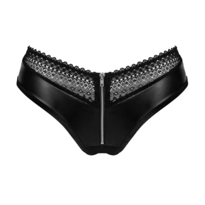 Anal FRISKY BUSINESS SG Bra Set 2 Pcs Black Sexy Bra with Zipper Underwear