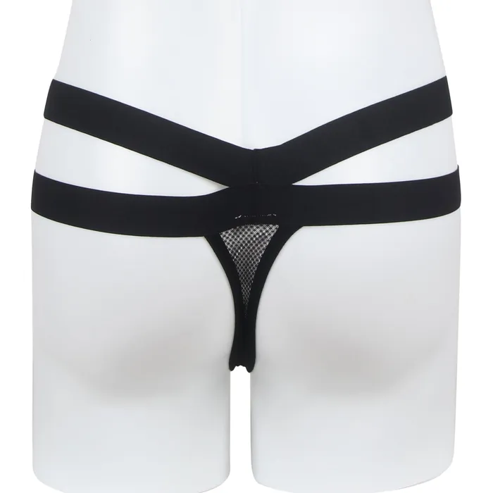 Anal FRISKY BUSINESS SG Skivvies Black Sexy Mesh Breathable Men Thong Underwear