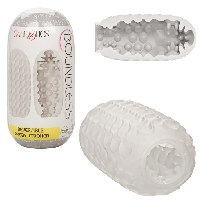 CalExotics Boundless Reversible Nubby Stroker Male Sex Toys CalExotics Boundless Reversible Nubby Stroker Male Sex Toys
