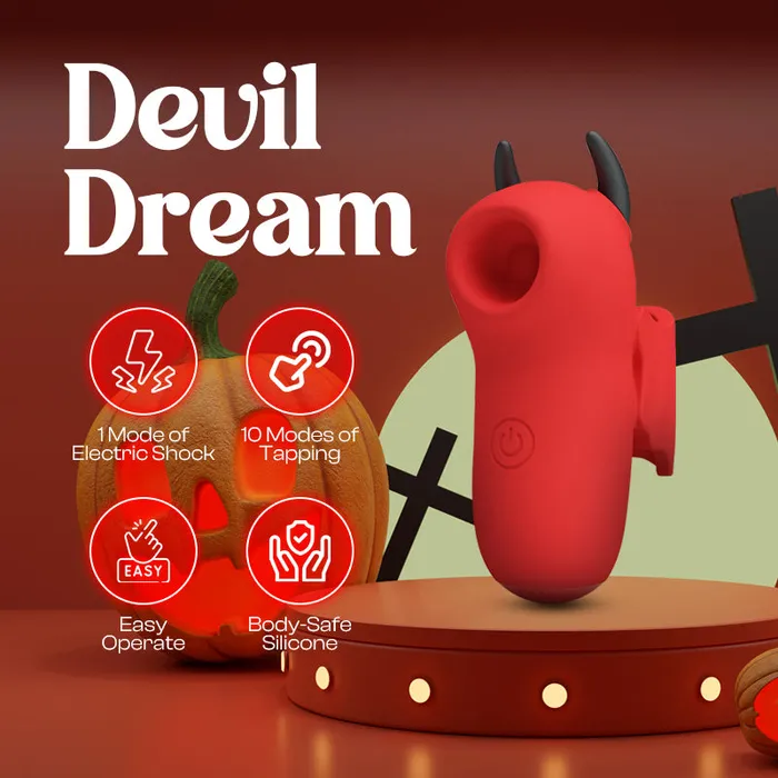 Devil Dream Finger Vibration with Tapping and Electric Shock FRISKY BUSINESS SG Male Sex Toys