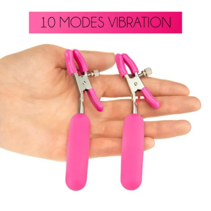 FRISKY BUSINESS SG Female Sex Toys Vibrating Nipple Clamps