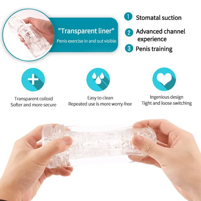 FRISKY BUSINESS SG Snail Transparent Male Masturbation Male Sex Toys