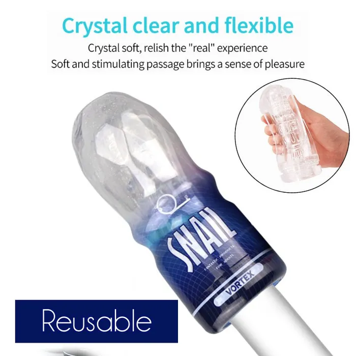 FRISKY BUSINESS SG Snail Transparent Male Masturbation Male Sex Toys