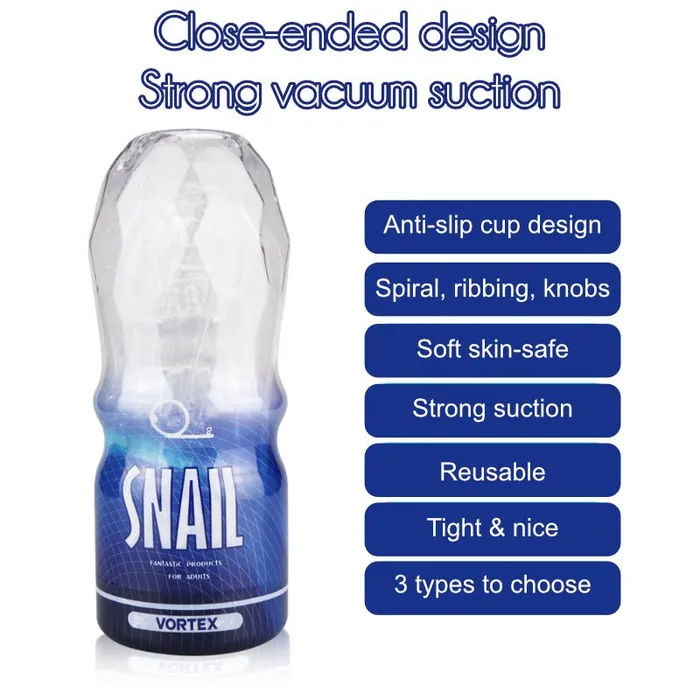 FRISKY BUSINESS SG Snail Transparent Male Masturbation Male Sex Toys