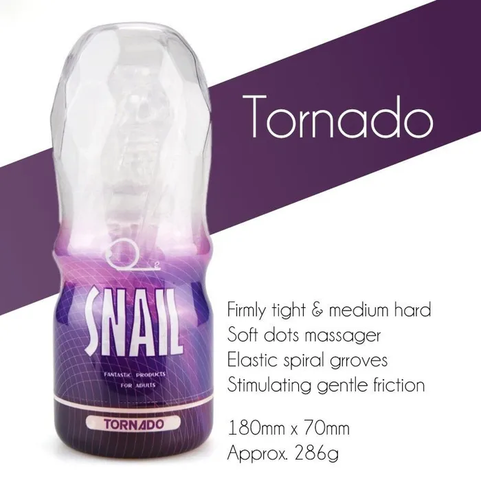 FRISKY BUSINESS SG Snail Transparent Male Masturbation Male Sex Toys