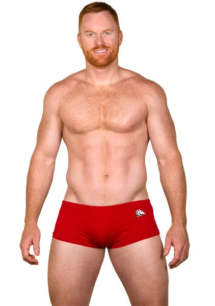 Kuzak Square Cut Swimsuit Red COLT Collection Vibrators