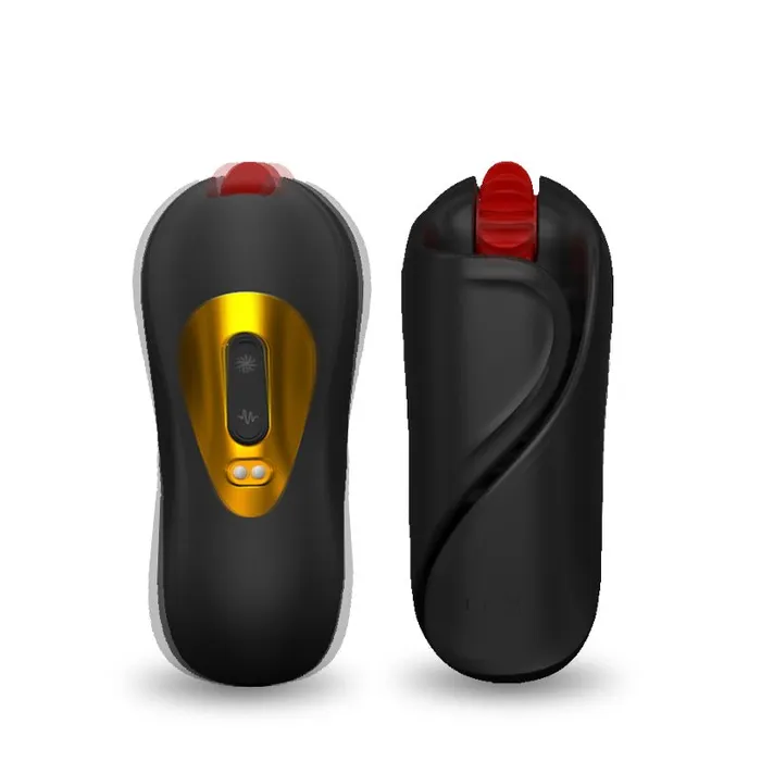 Male Sex Toys FRISKY BUSINESS SG Pleasure Wheel Vibrating Masturbator with Spinning Tongue